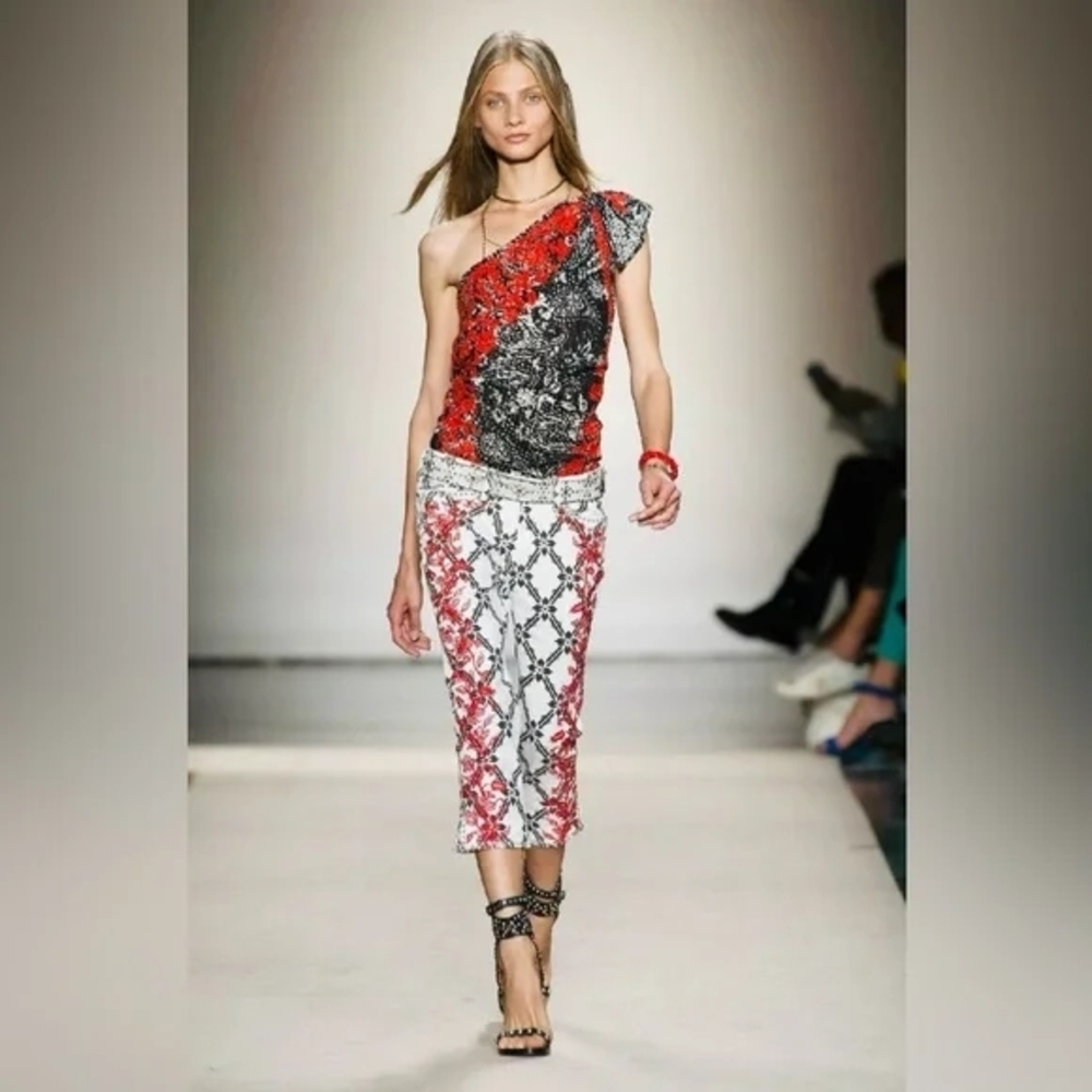 Isabel Marant Mid-Rise Embroidered Jeans